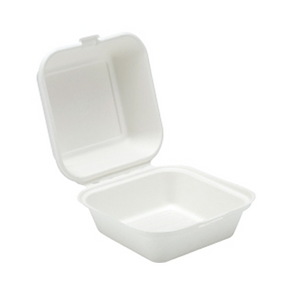 6" Bagasse Burger Box - 500pk